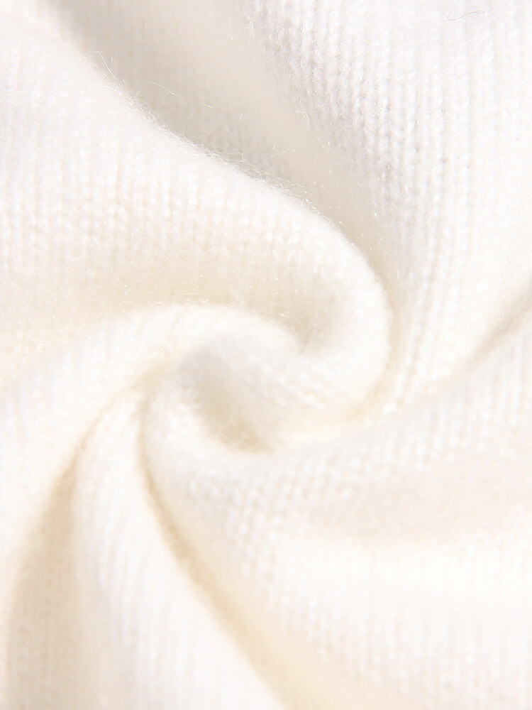 Kids White Cashmere Christmas Holiday Pullover Sweater